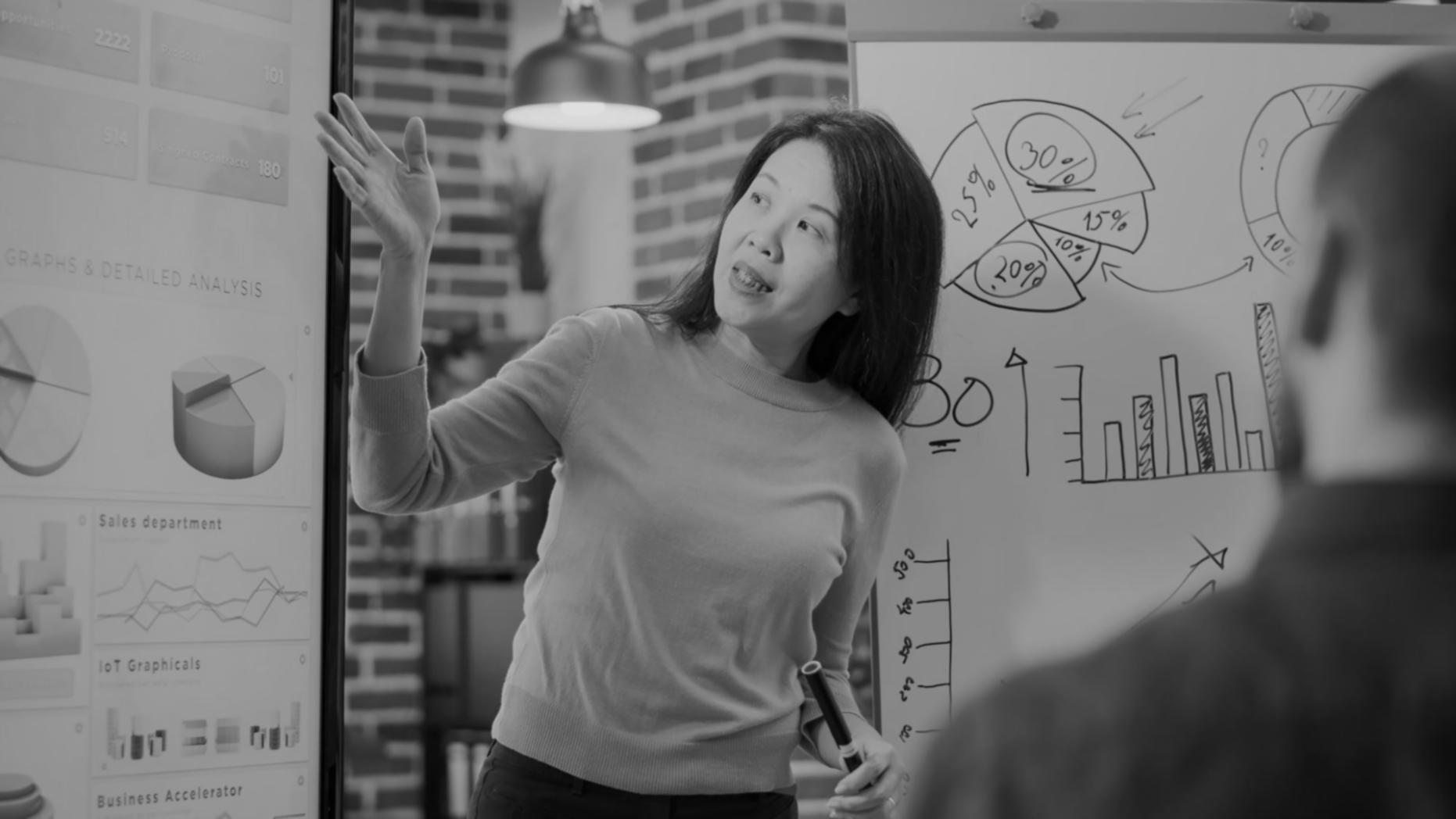 Financial data visualization and presentation analysis